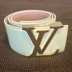 Louis Vuitton belt.